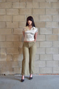 GAP CLASSIC LOW WAISTED KHAKI SLACKS