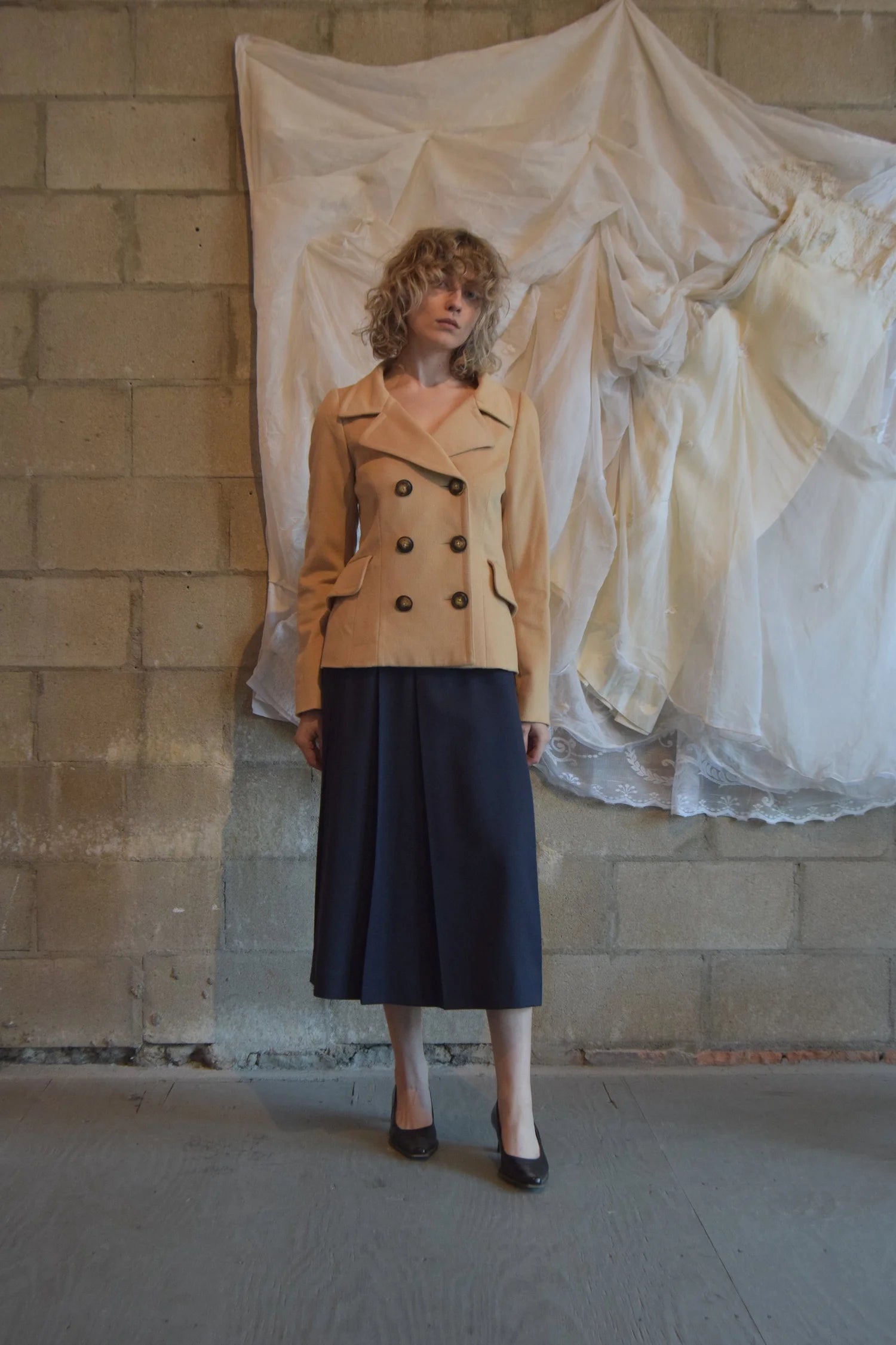 STYLE PARIS TAN WOOL + CASHMERE JACKET