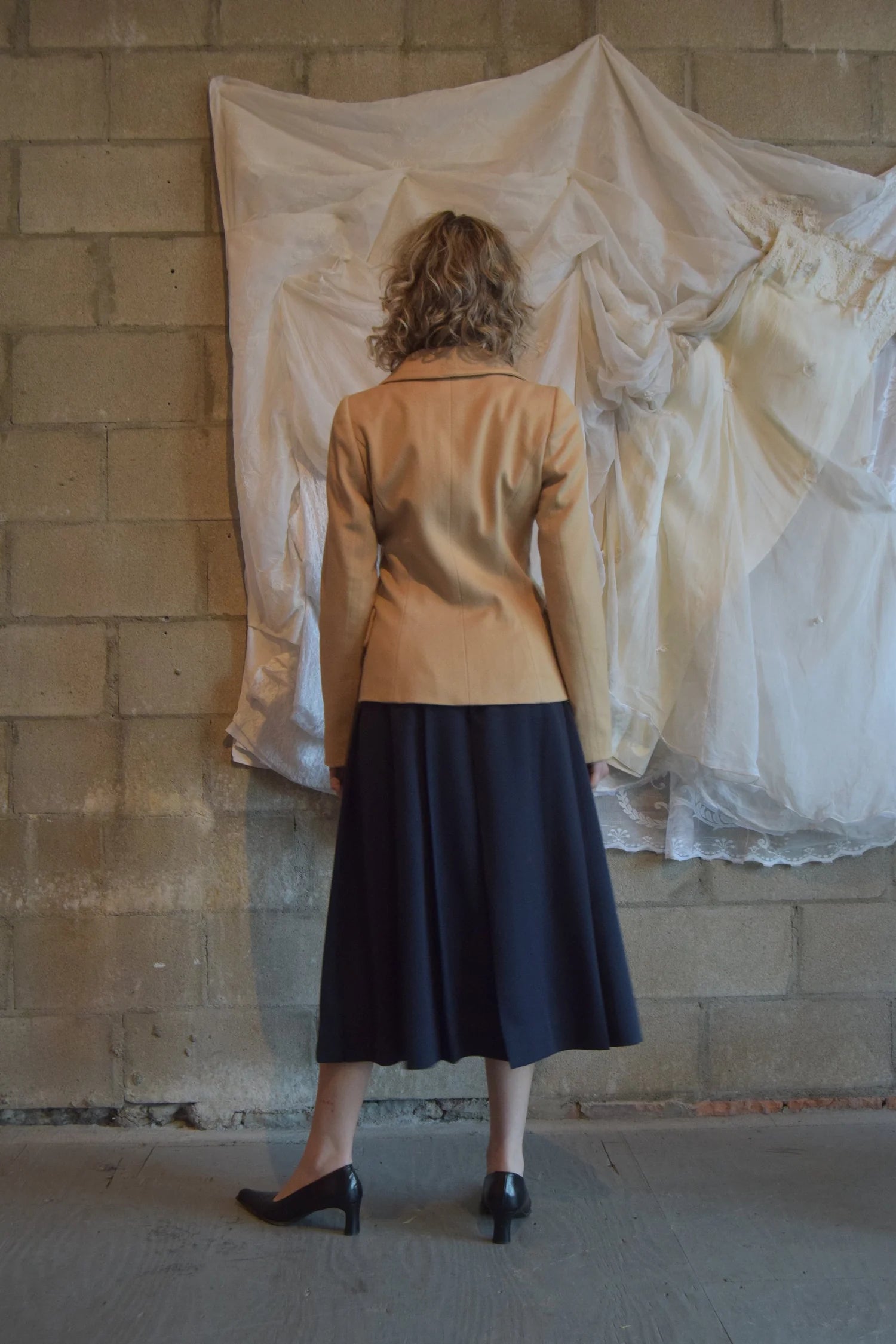 STYLE PARIS TAN WOOL + CASHMERE JACKET