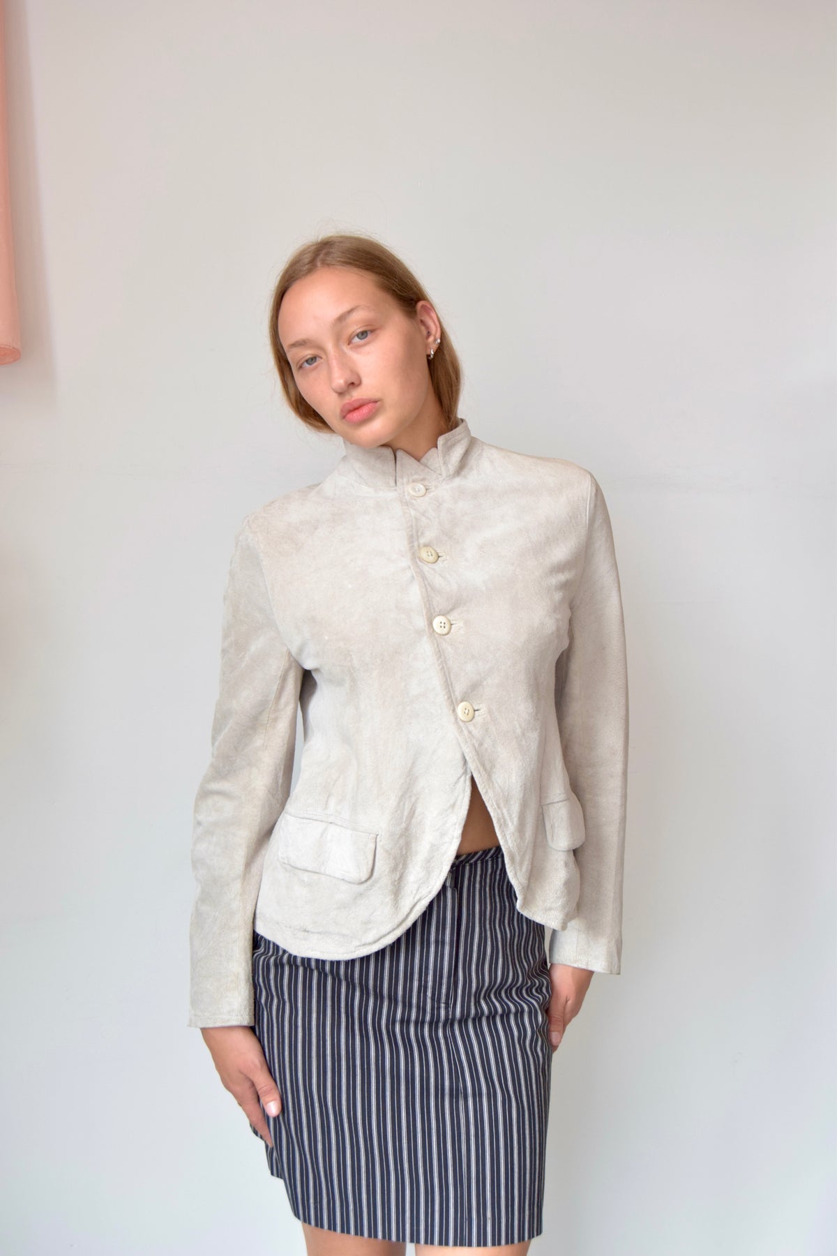 YOHJI YAMAMOTO PIG SKIN SUEDE JACKET