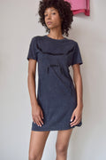 THEYSKENS GREY COTTON T SHIRT DRESS