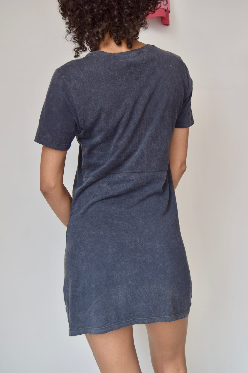 THEYSKENS GREY COTTON T SHIRT DRESS