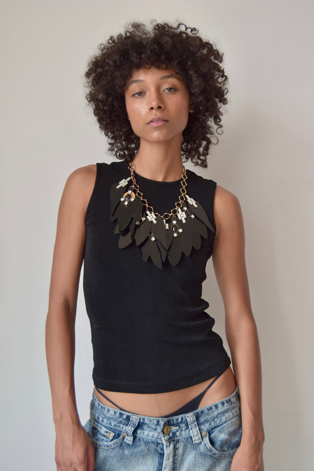 UNITED STATES SWEATERS CLASSIC BLACK KNIT TANK