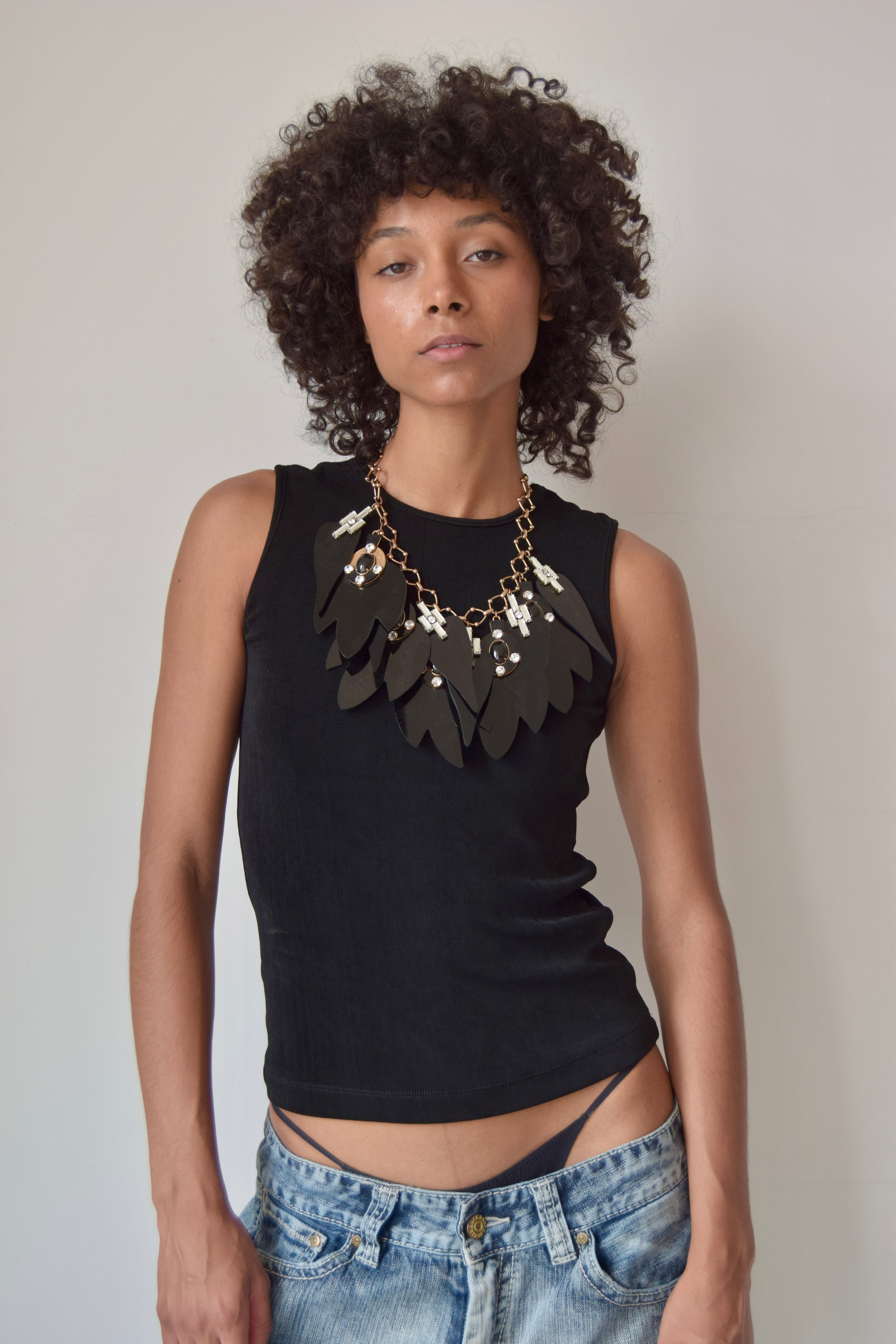 UNITED STATES SWEATERS CLASSIC BLACK KNIT TANK