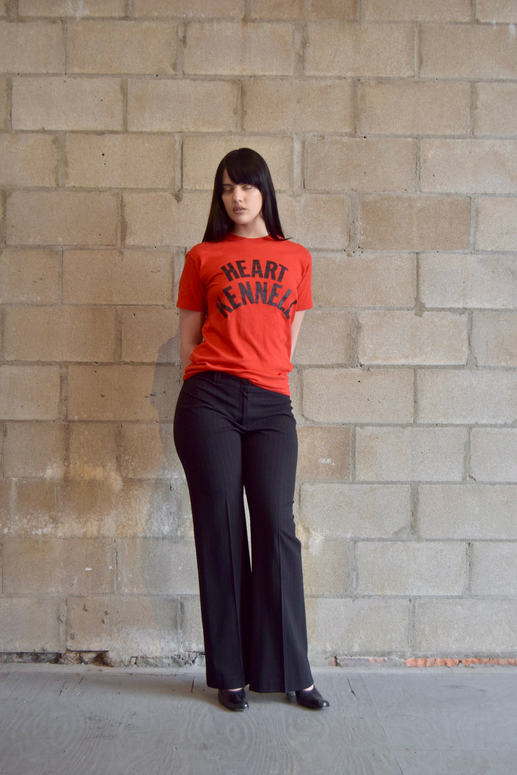 WEAR GUARD RED GRAPHIC TEE WITH BLACK LETTERING