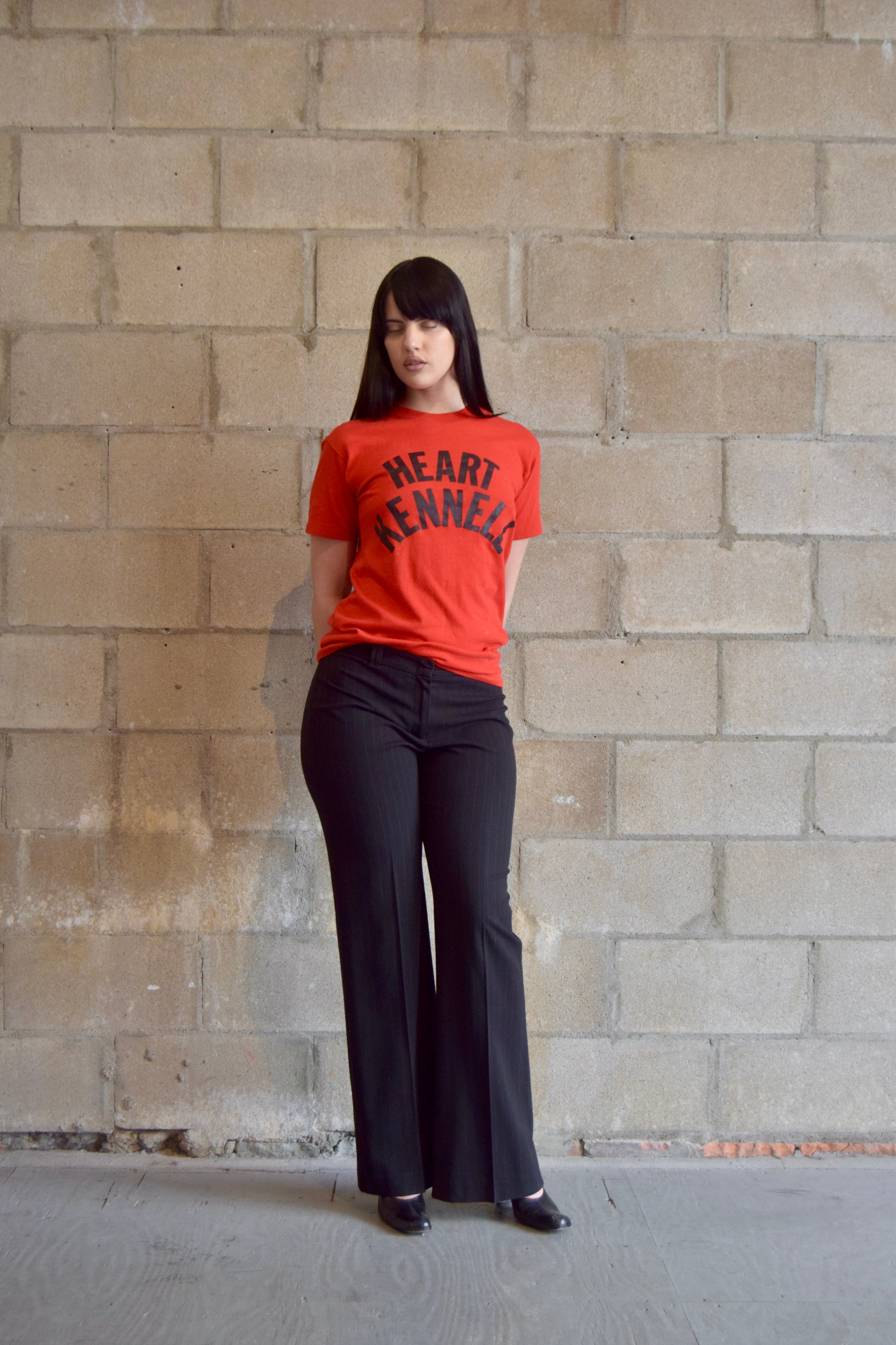 WEAR GUARD RED GRAPHIC TEE WITH BLACK LETTERING
