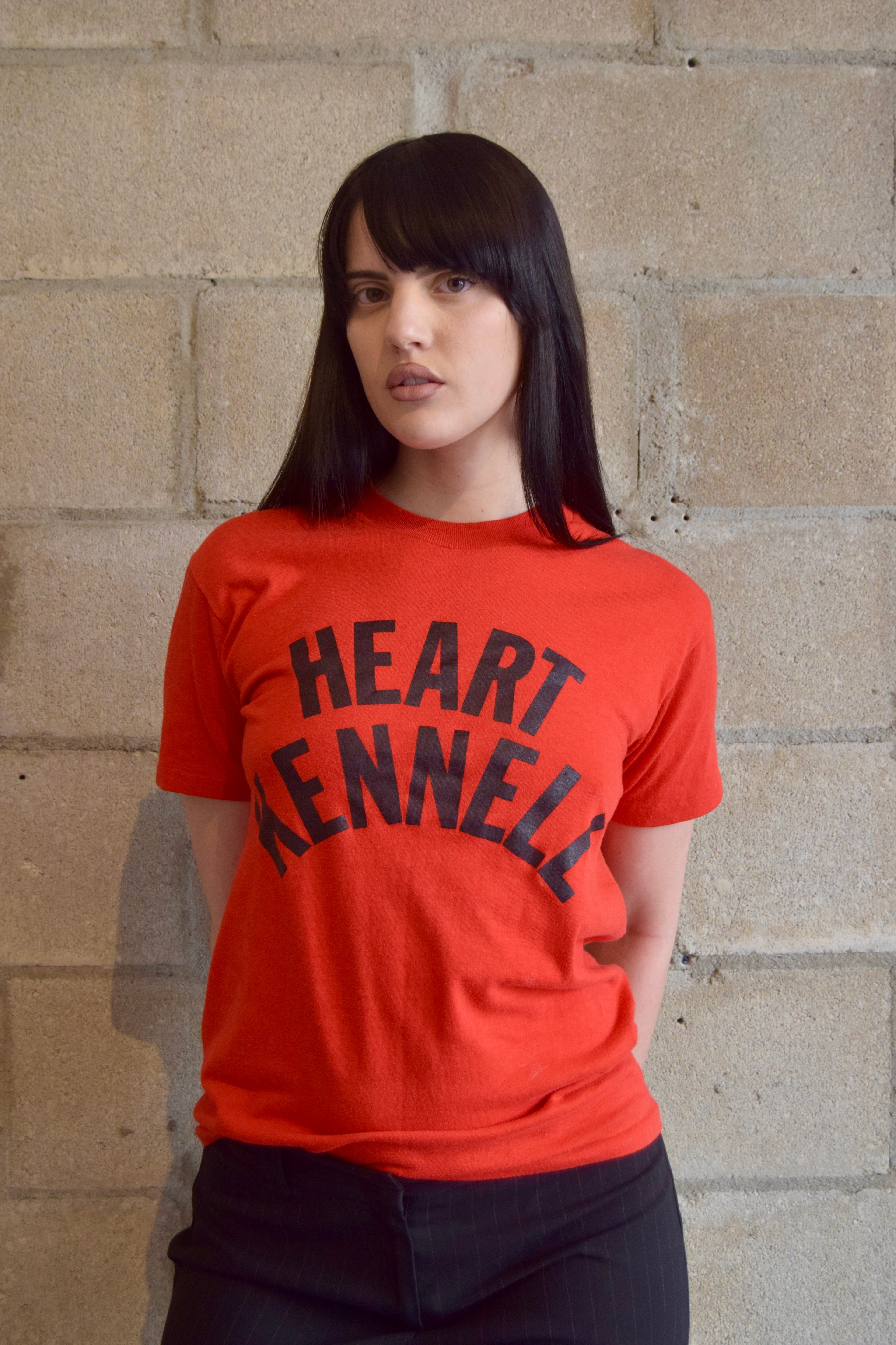 WEAR GUARD RED GRAPHIC TEE WITH BLACK LETTERING