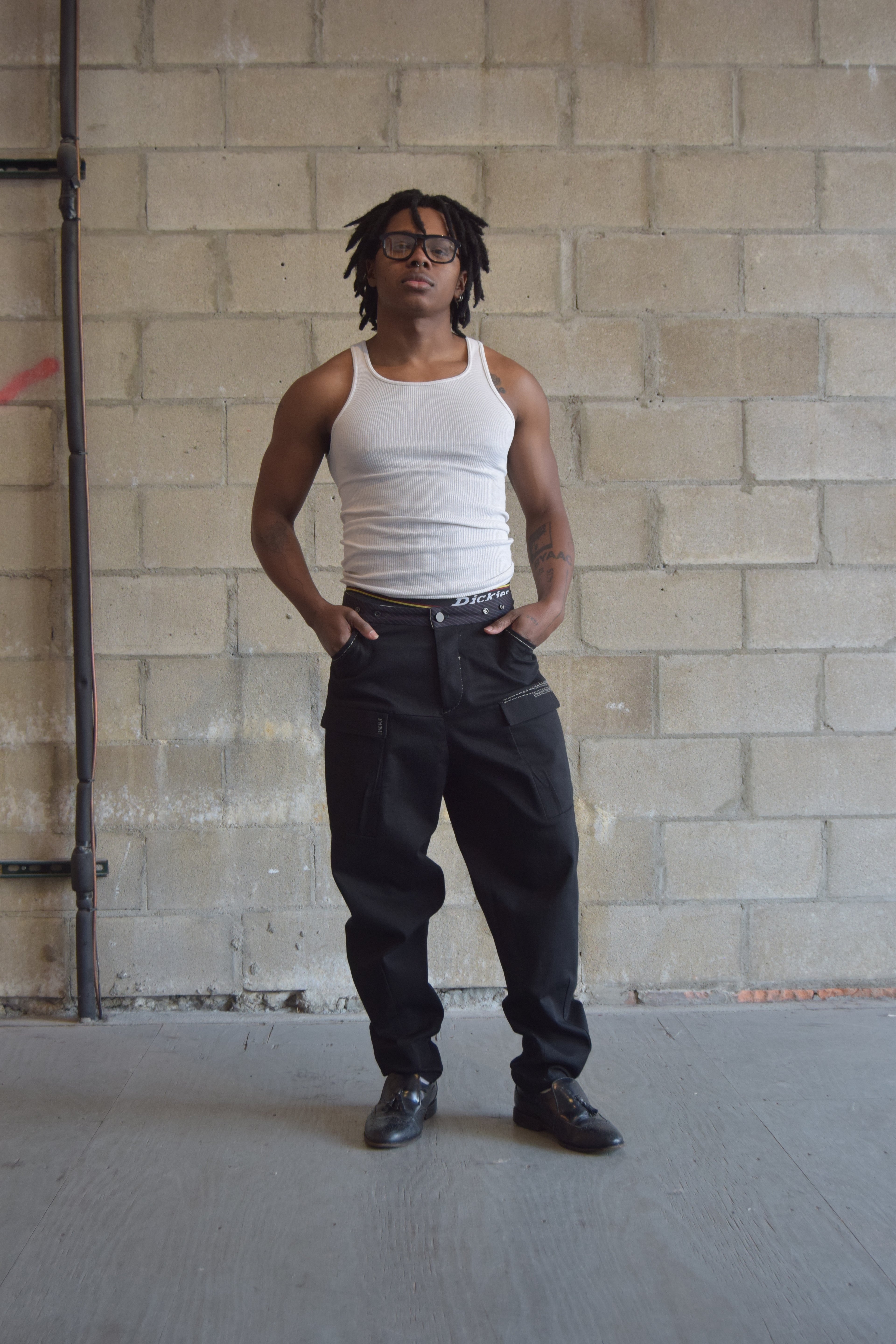 UMIT UNAL STRUCTURED + STITCHED PANTS