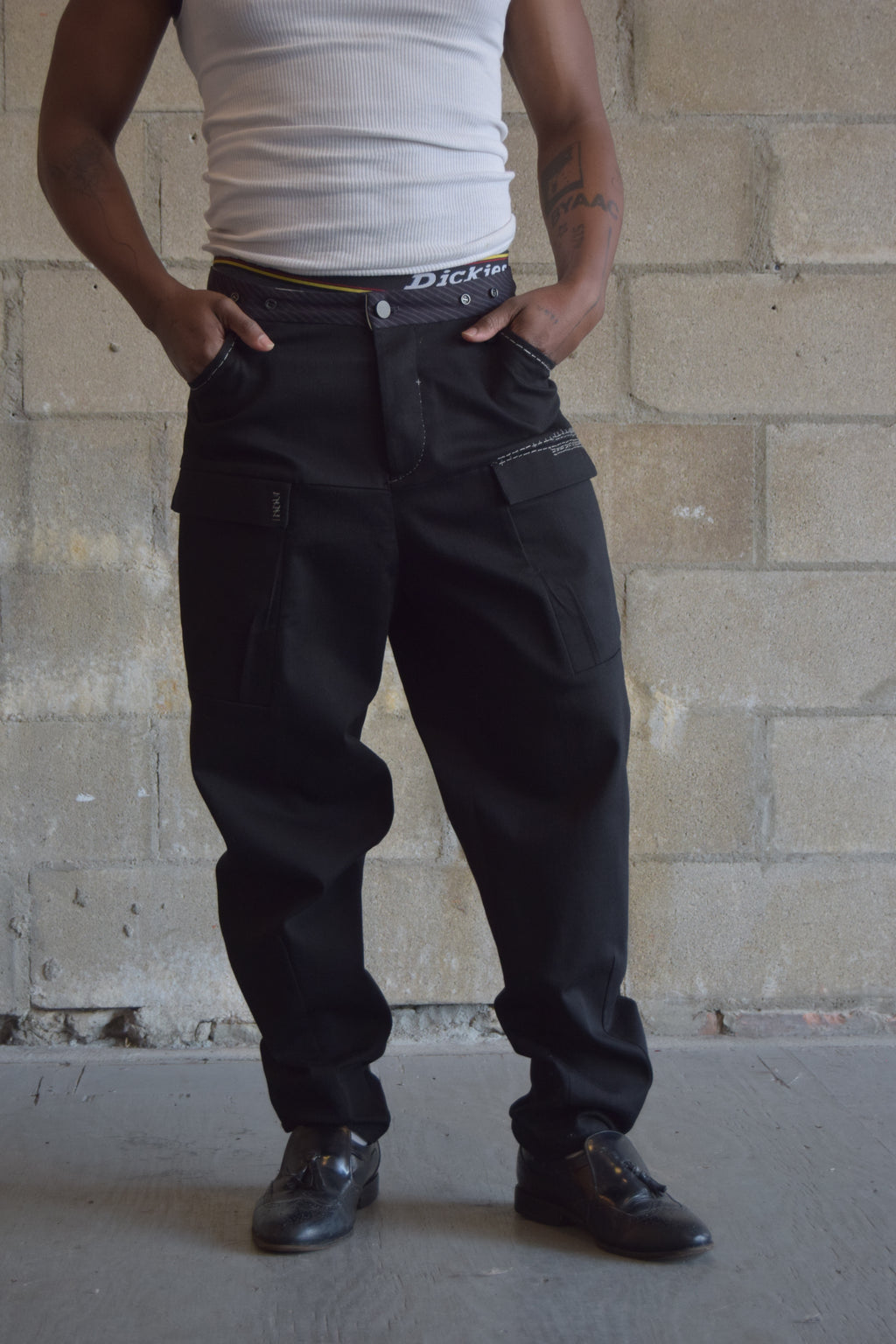 UMIT UNAL STRUCTURED + STITCHED PANTS