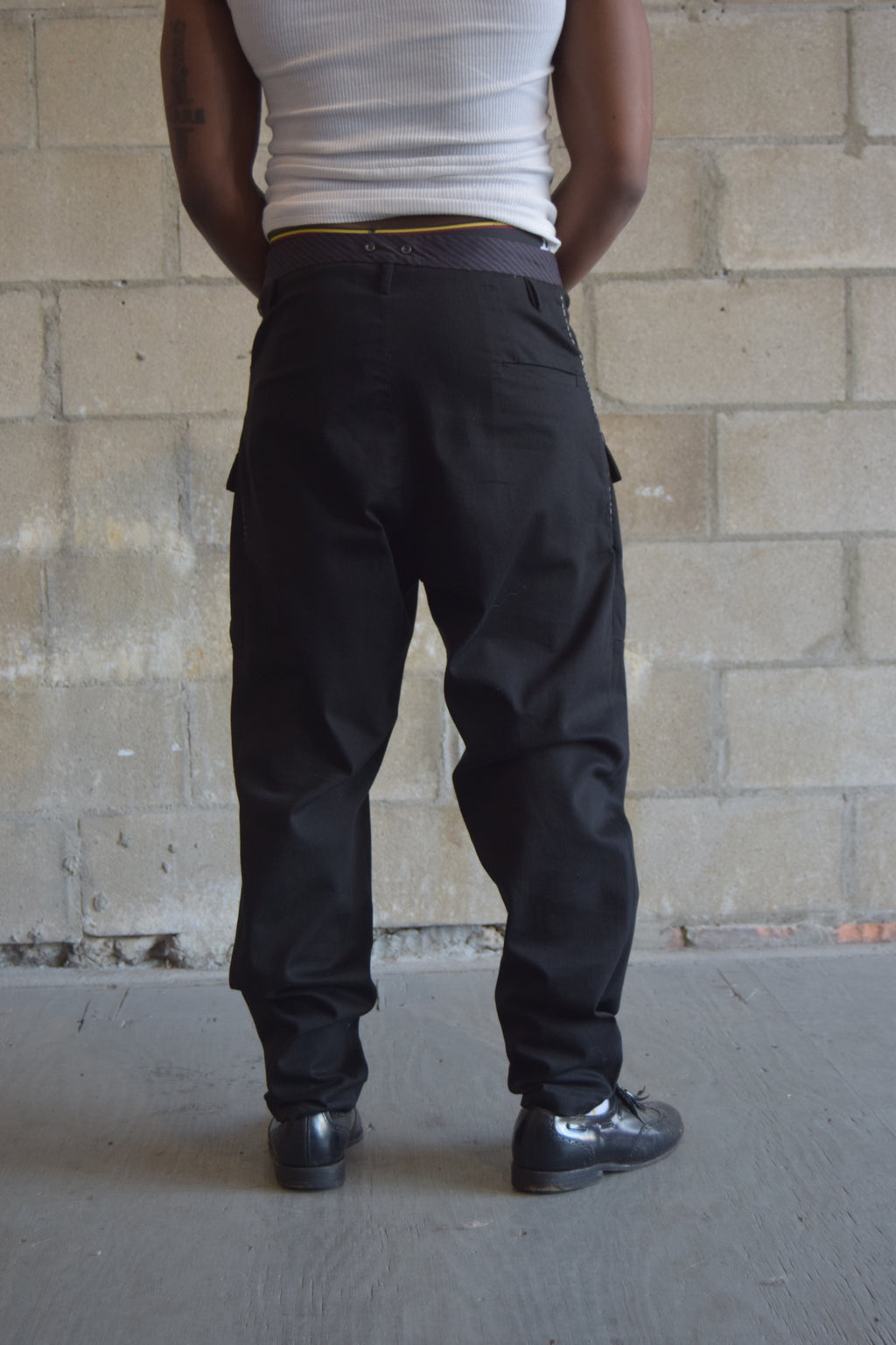 UMIT UNAL STRUCTURED + STITCHED PANTS