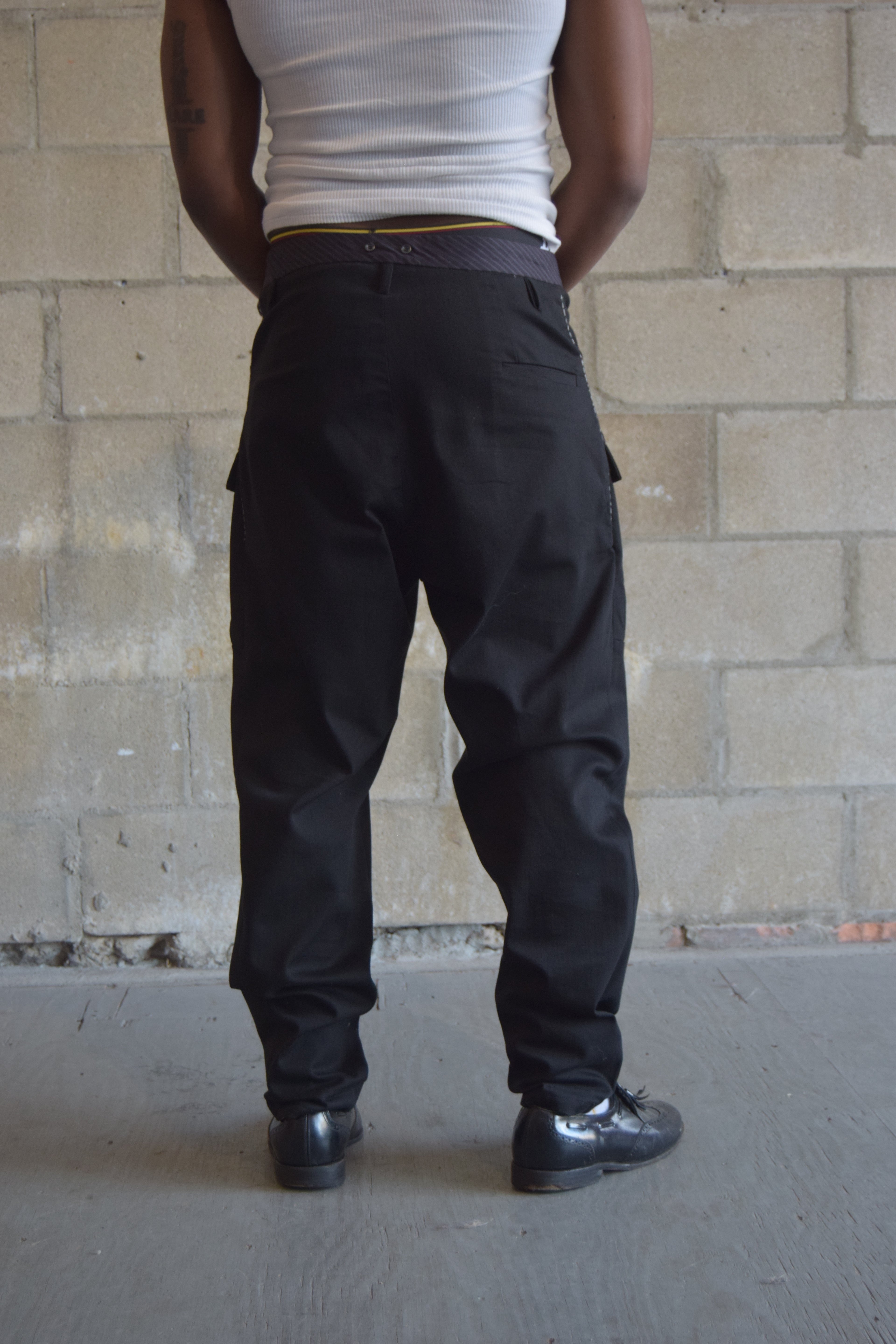 UMIT UNAL STRUCTURED + STITCHED PANTS
