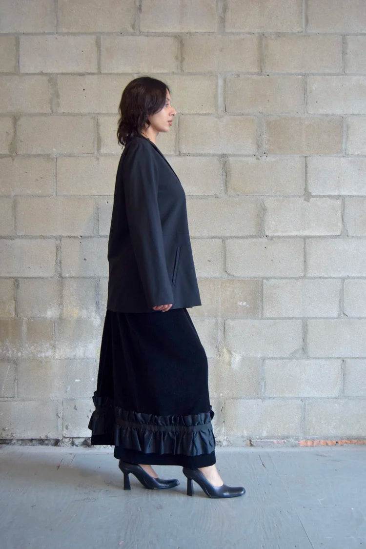 EMANUEL UNGARO WOOL BLACK BLAZER