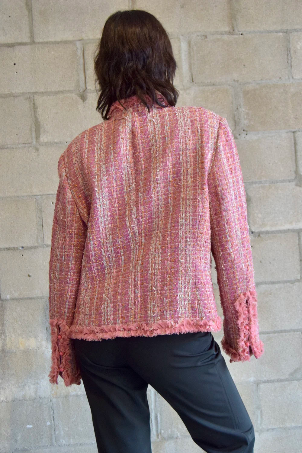APOSTROPHE PINK TWILL 2000S BLAZER