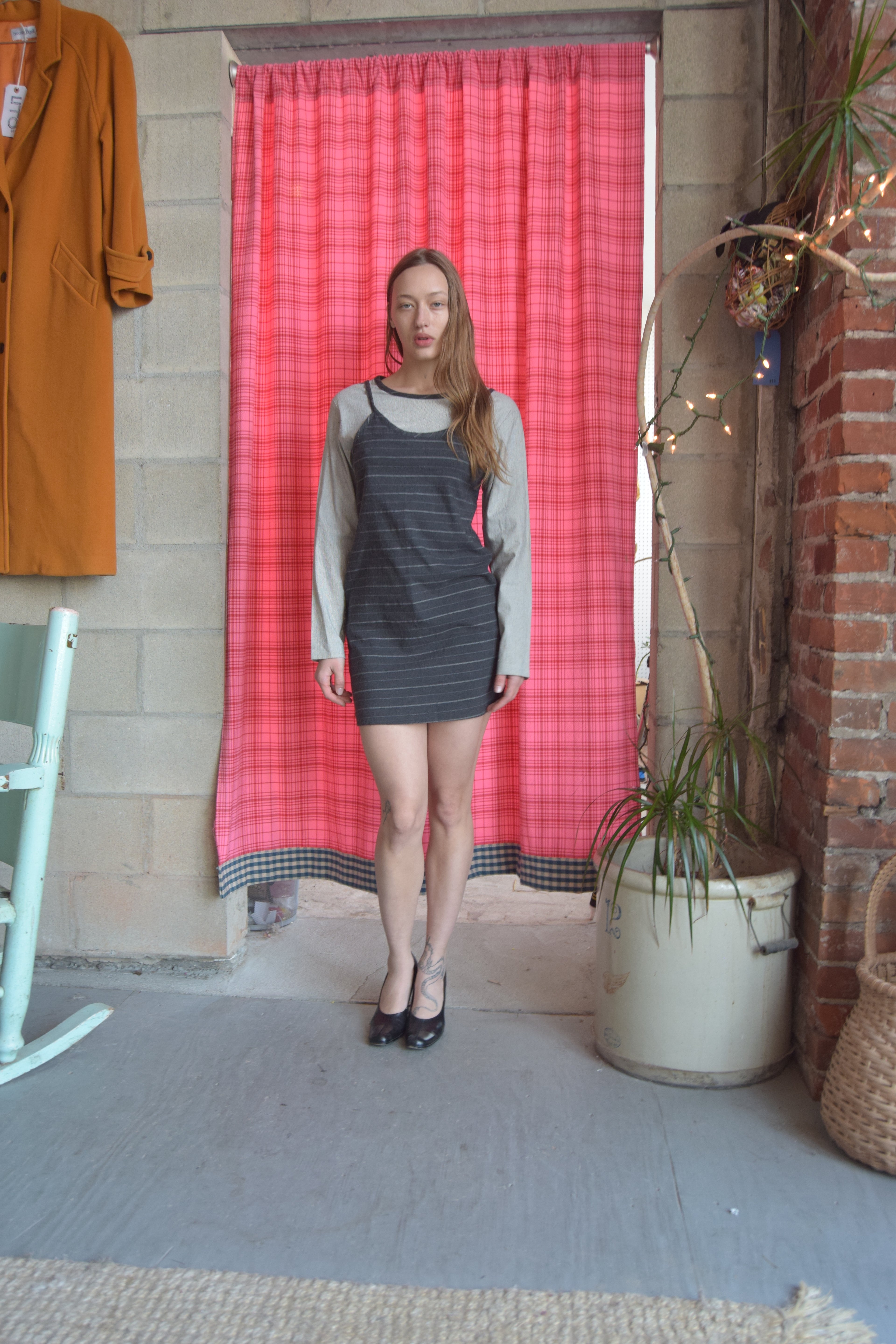 BROADWAY CONNECTION TANK 90S MINI DRESS LiTO BROADWAY CONNECTION TANK 90S MINI DRESS LiTO