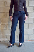 CALVIN KLEIN DARK WASH BOOT CUT JEANS