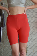 AMERICA IS MAKING IT RED BIKER SHORTS
