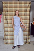 THAKOON BABY BLUE LAYERED MINI DRESS