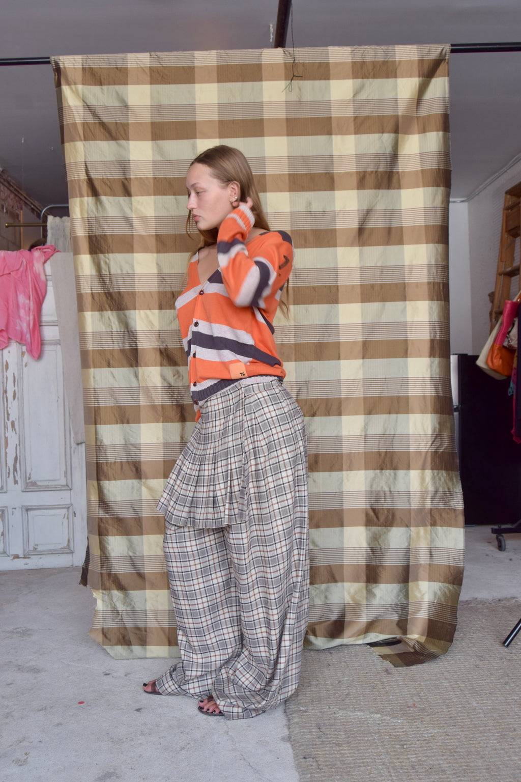 SEA NEW YORK PLAID SKIRT PANTS