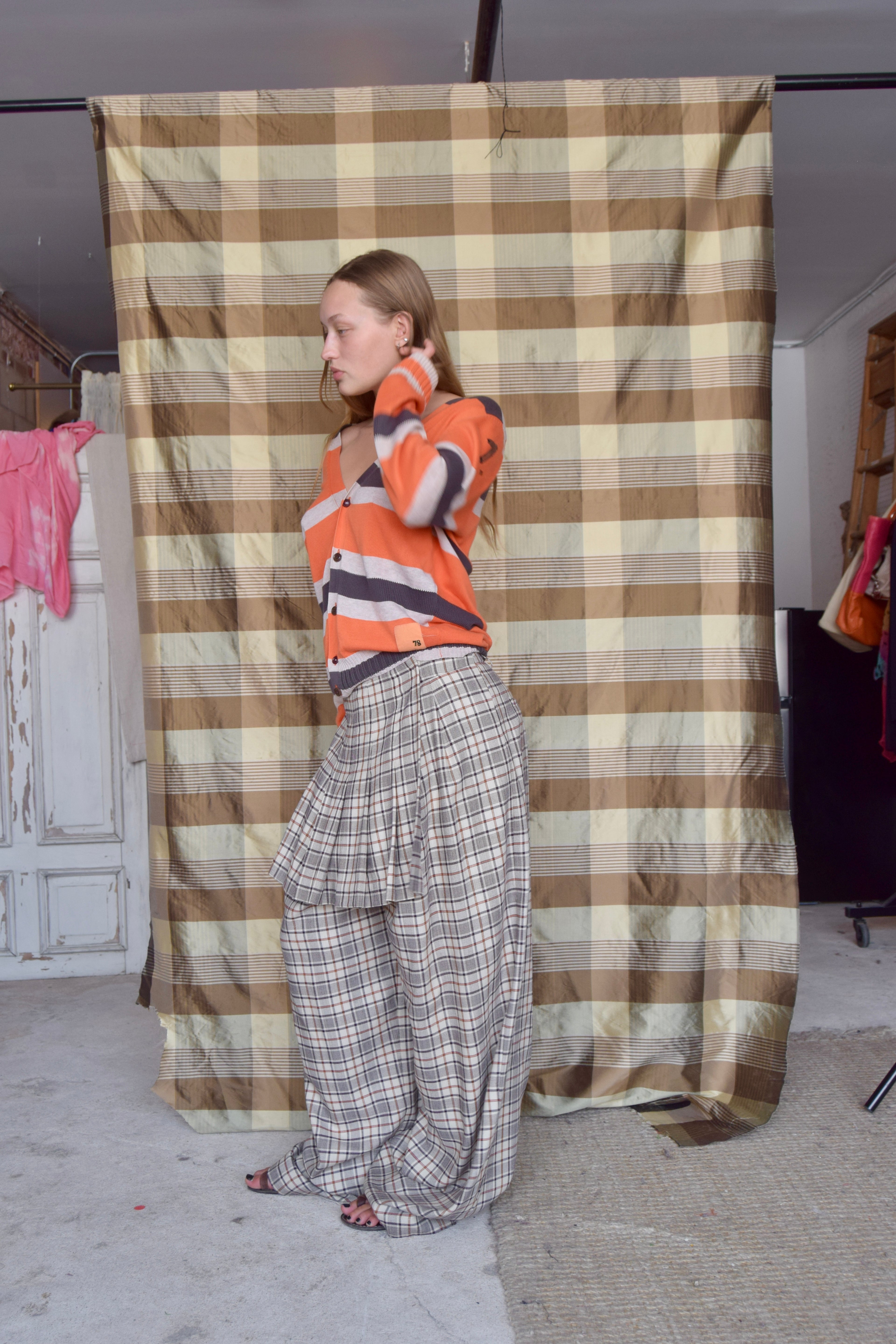 SEA NEW YORK PLAID SKIRT PANTS