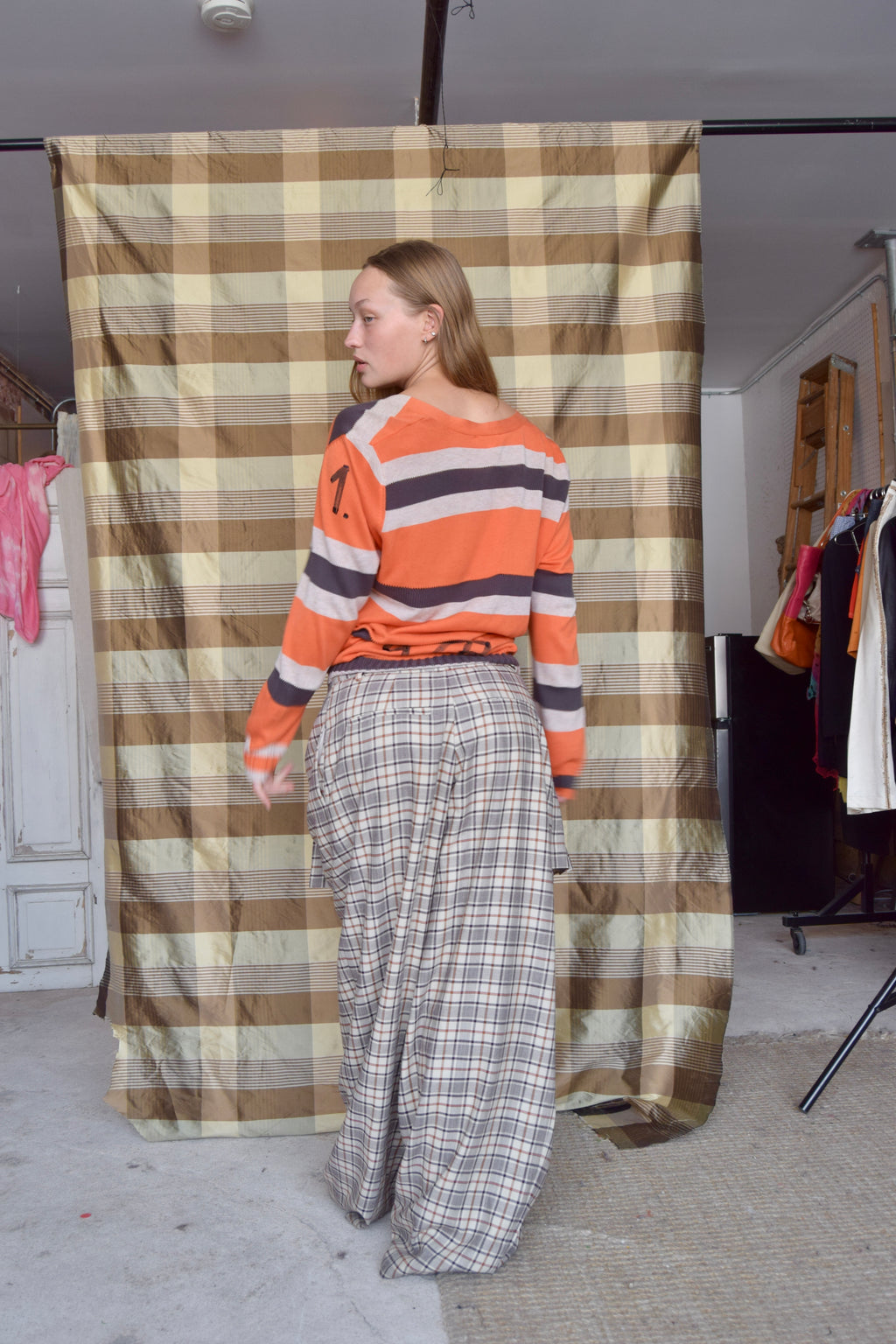 SEA NEW YORK PLAID SKIRT PANTS