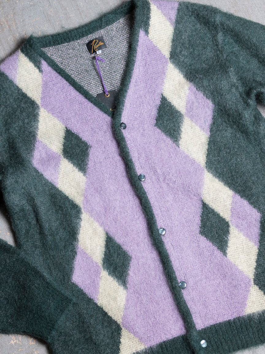 NEEDLES GREEN ARGLYE CARDIGAN