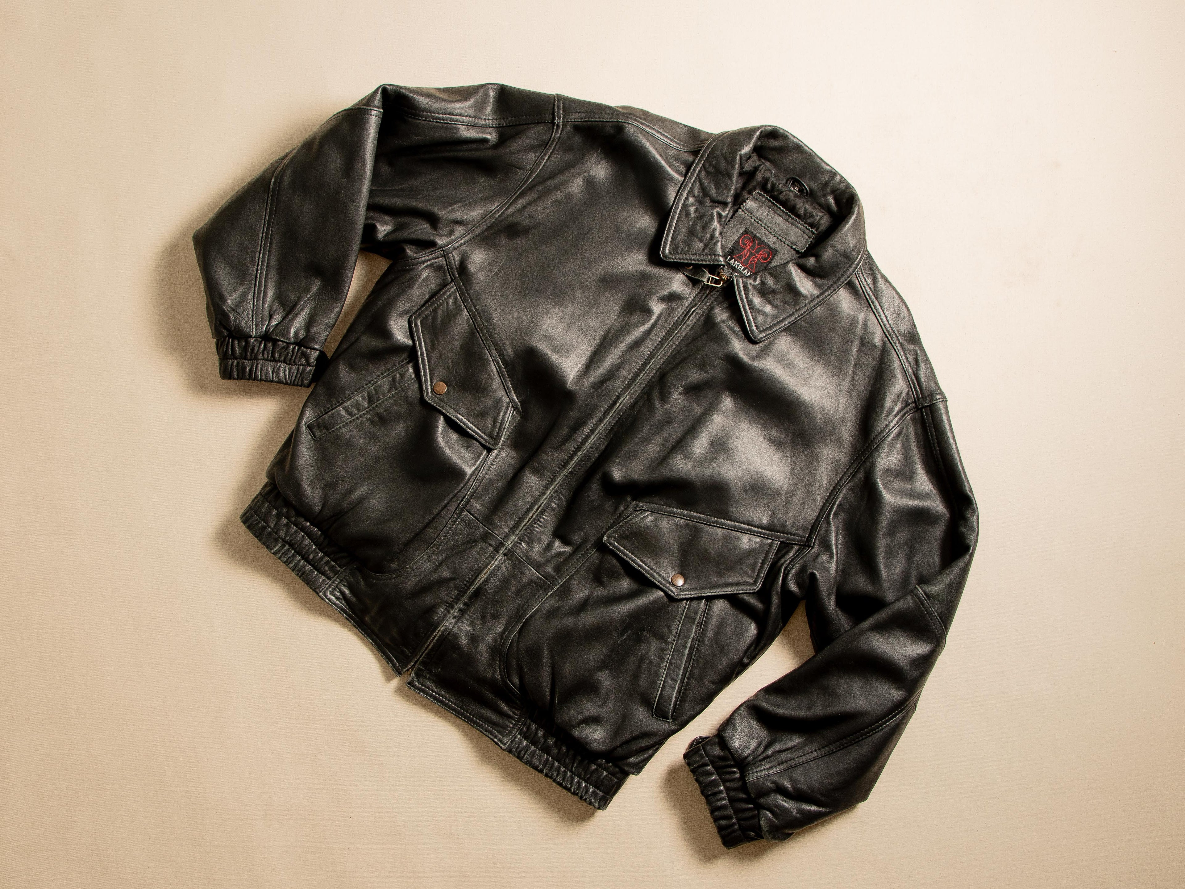 LAKELAND CLASSIC BLACK LEATHER BOMBER