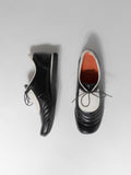 AUDLEY BLACK AND WHITE COLOR BLOCK LOAFERS