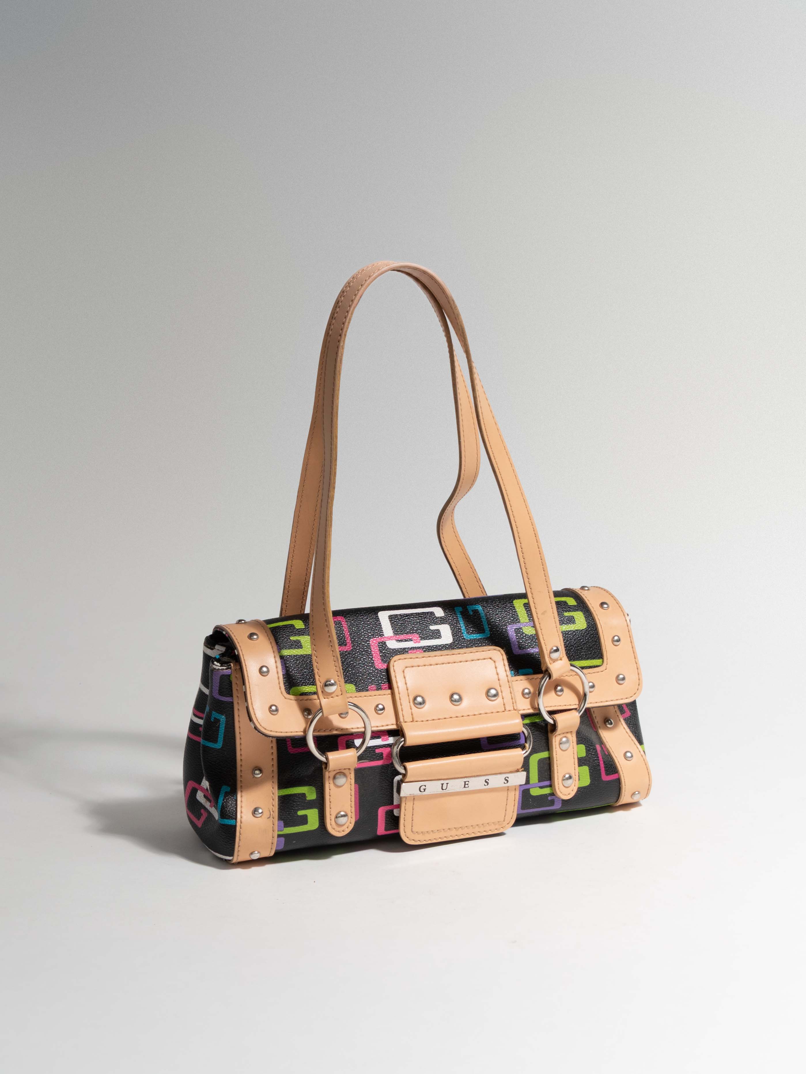 GUESS MONOGRAM LOGO BAGUETTE