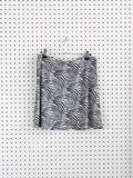 EXPRESS BLACK AND WHITE ZEBRA MINISKIRT