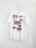 FRUIT OF THE LOOM WHITE COTTON CAT EYE TEE