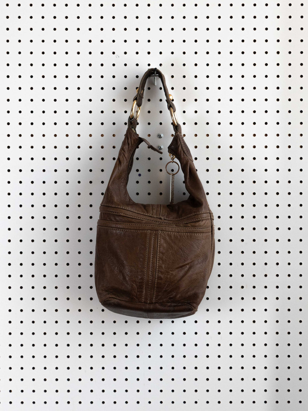 STEVEN BY STEVE MADDEN BROWN LEATHER TOTE
